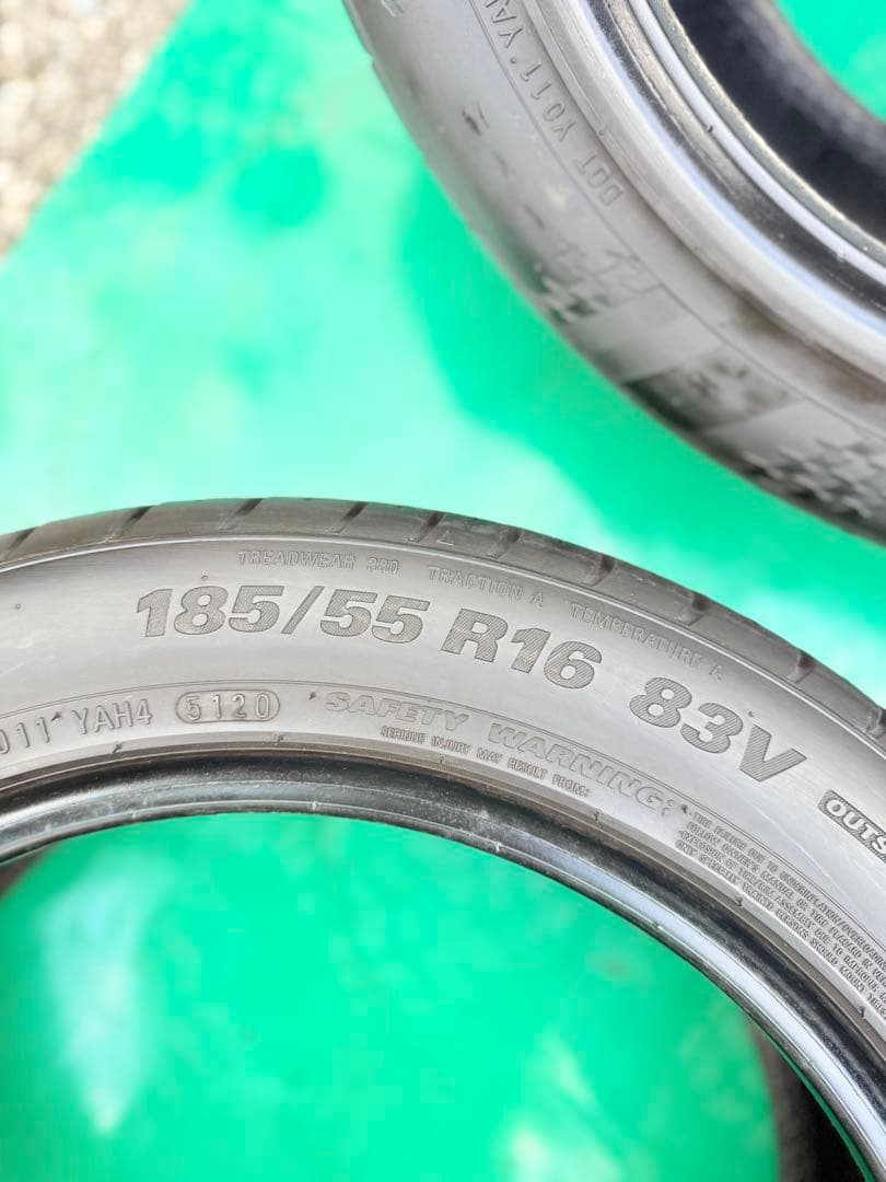 【2020年製】185/55R16 クムホ KUMHO 本/韓国製