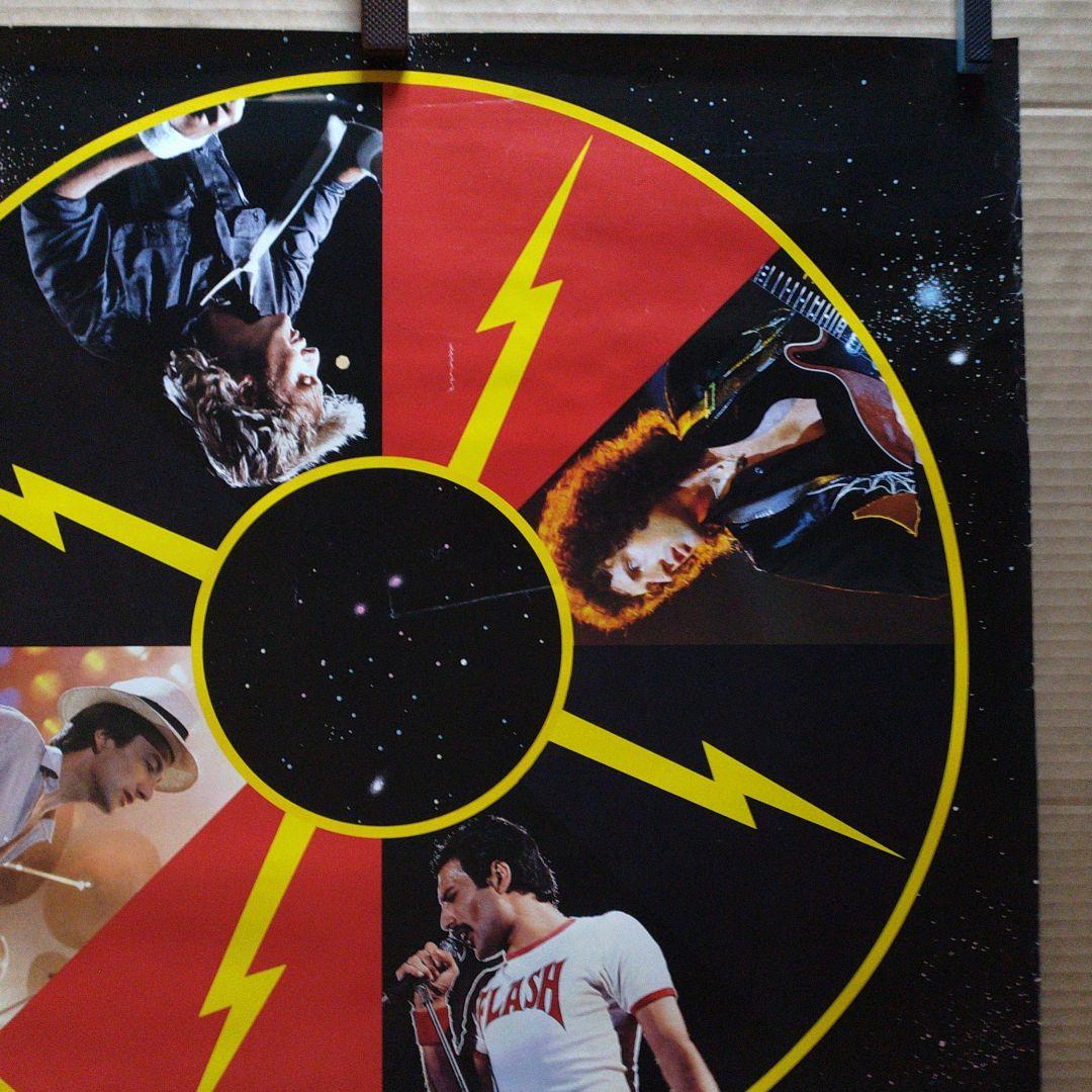 QUEEN／FLASH GORDON 新品 特典ポスター 80年当時物 送料込み