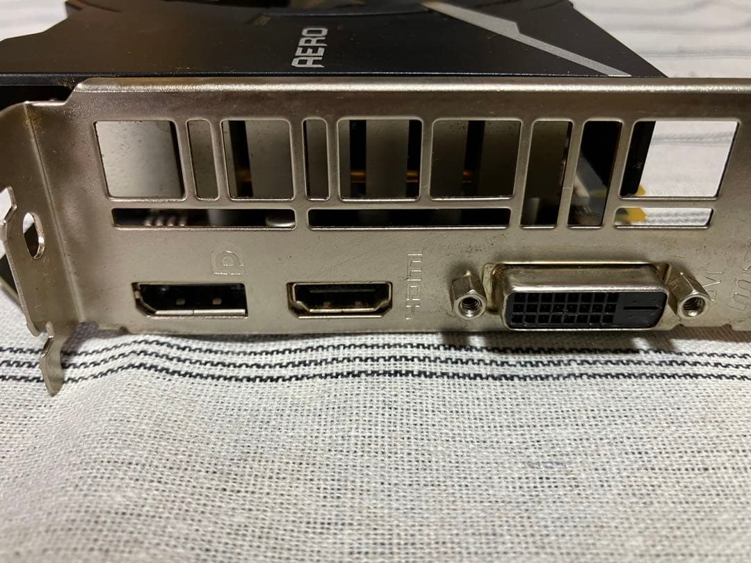 ジャンク MSI GTX1660ti AERO ITX 6G OC