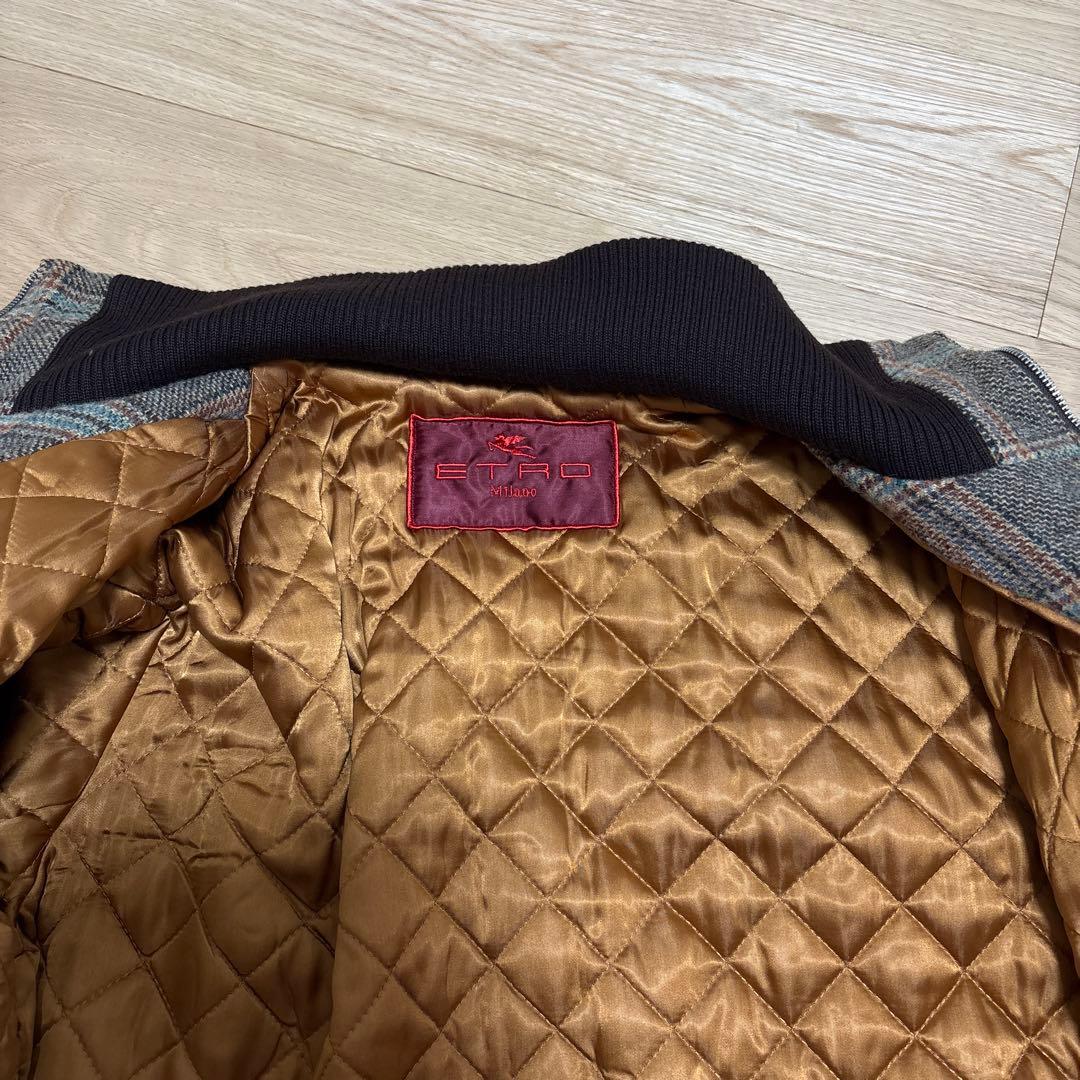 ETRO チェック柄 ツイード　ブルゾン　グッチ　バーバリー　アルニス