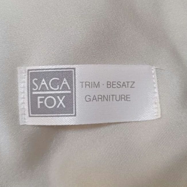 SAGA FOX サガフォックス ファー ティペット マフラー 成人式 白