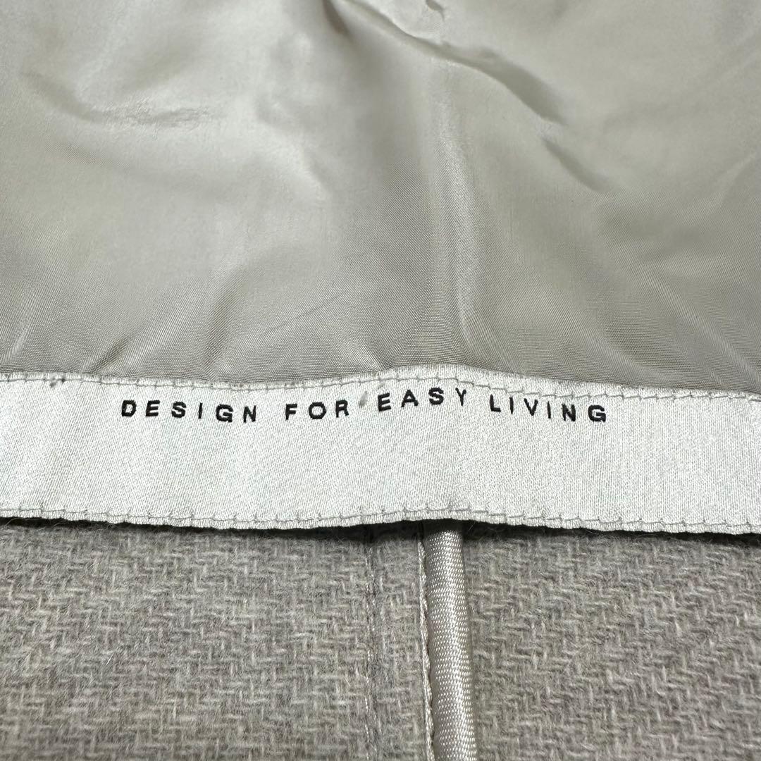 'S MaxMara エスマックスマーラ　アンゴラ入り　ロングコート　フード付き