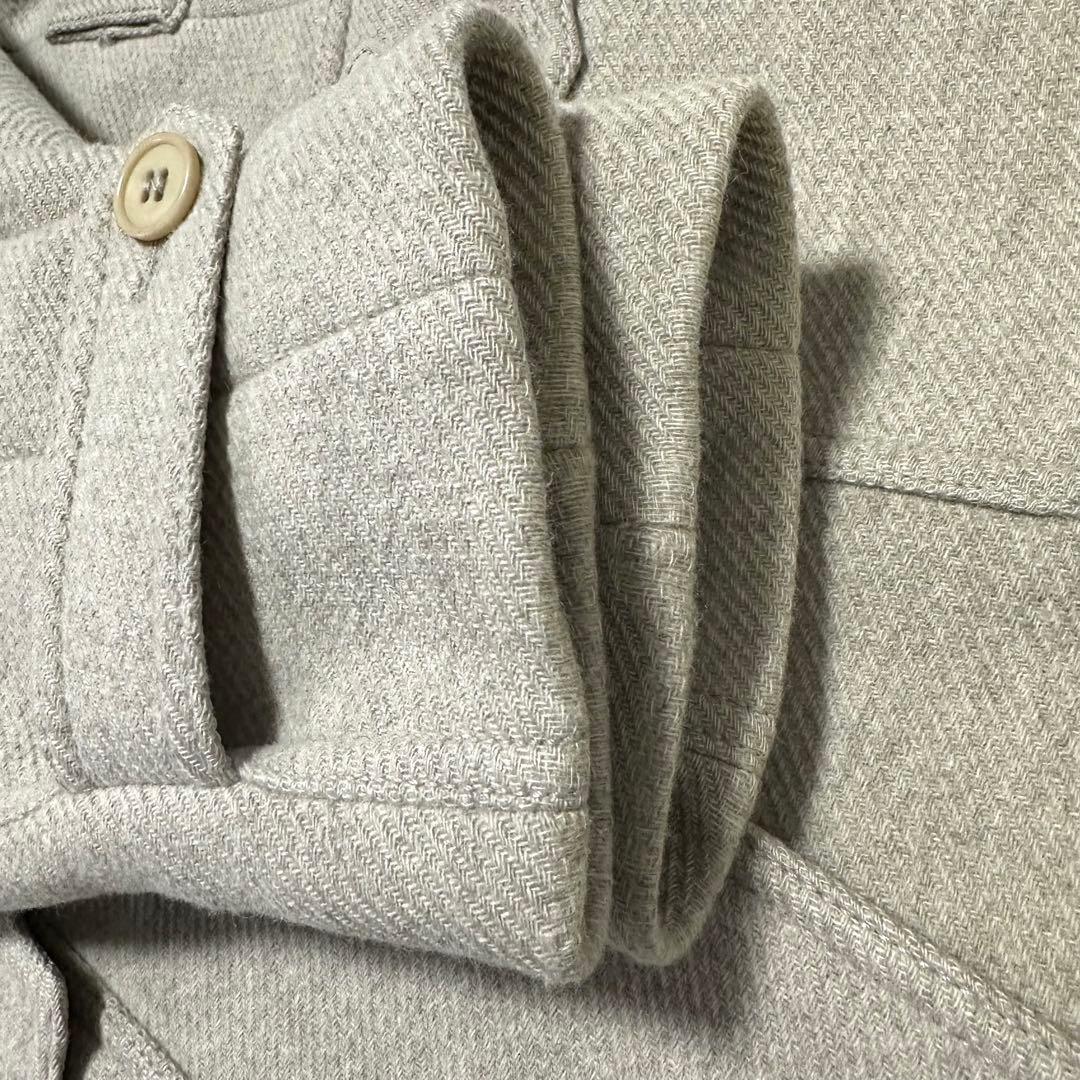 'S MaxMara エスマックスマーラ　アンゴラ入り　ロングコート　フード付き