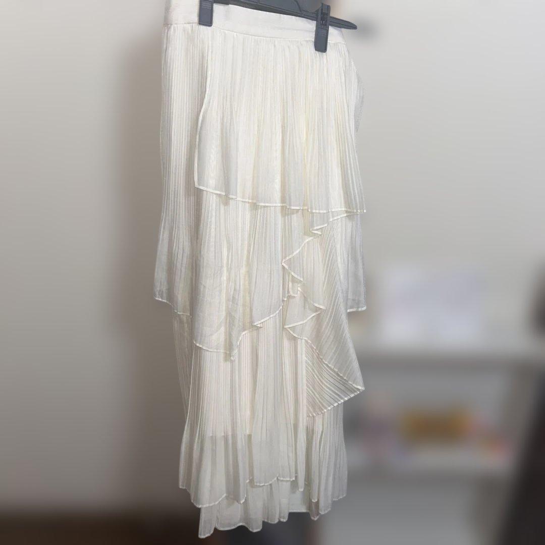タグ付き　SNIDEL ストレートプリーツティアードスカート