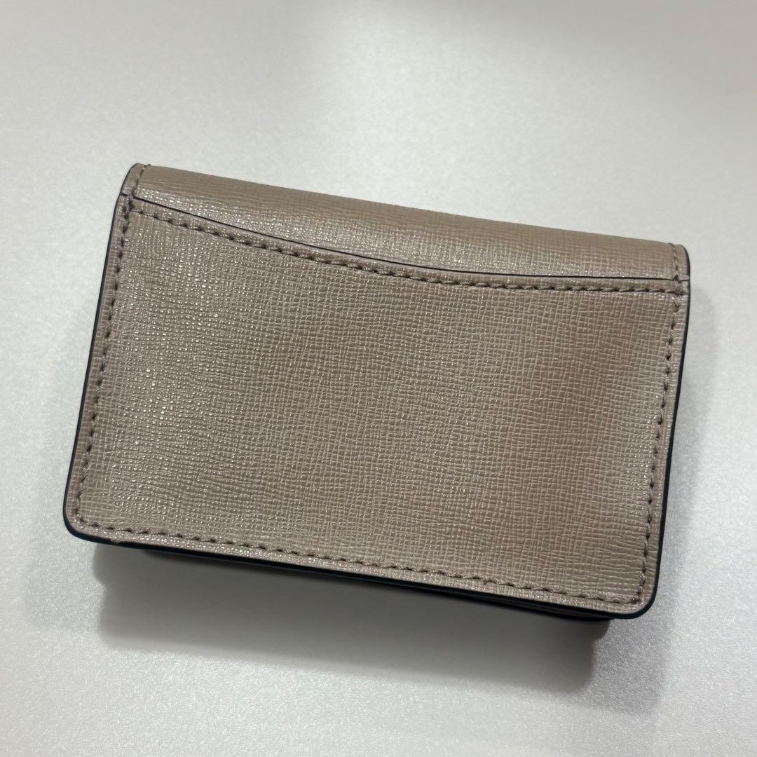 【新品未使用】FURLA フルラ 名刺入れ カードケース グレージュ
