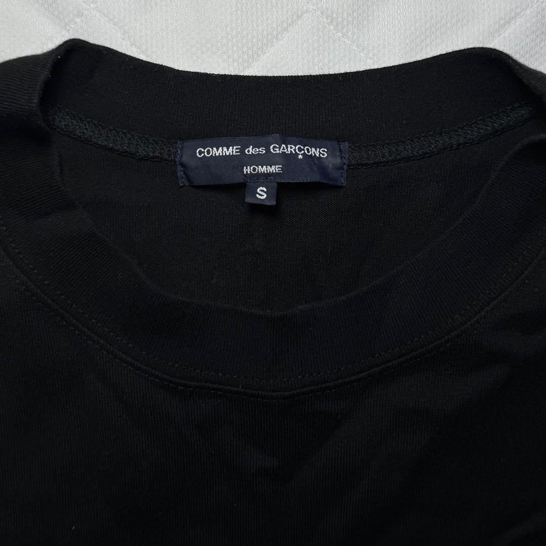 COMME des GARÇONS HOMME ブラック Tシャツ S