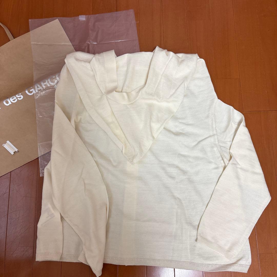 【値下げ】AD2024COMME des GARCONS フード付きカーディガン