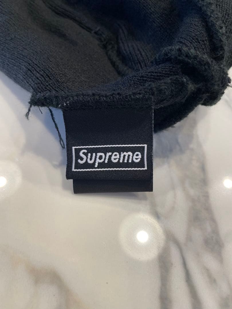 supremeニット帽ステッカー袋付き