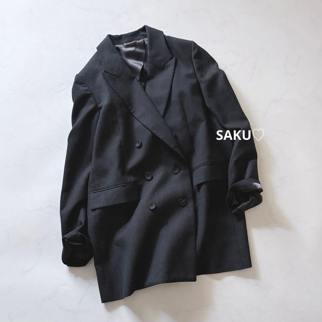 美品❣️定価8.5万 ドゥーズィエムクラス グレンチェックテーラードジャケット