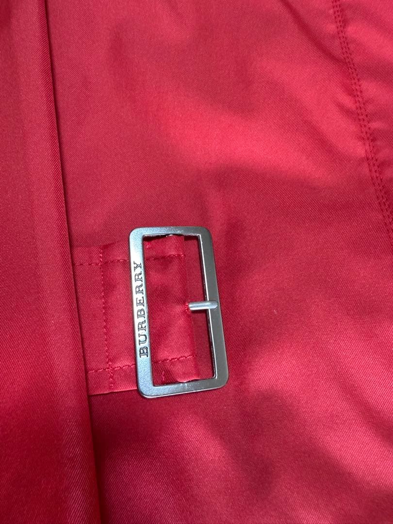 BURBERRY 赤 トレンチコート