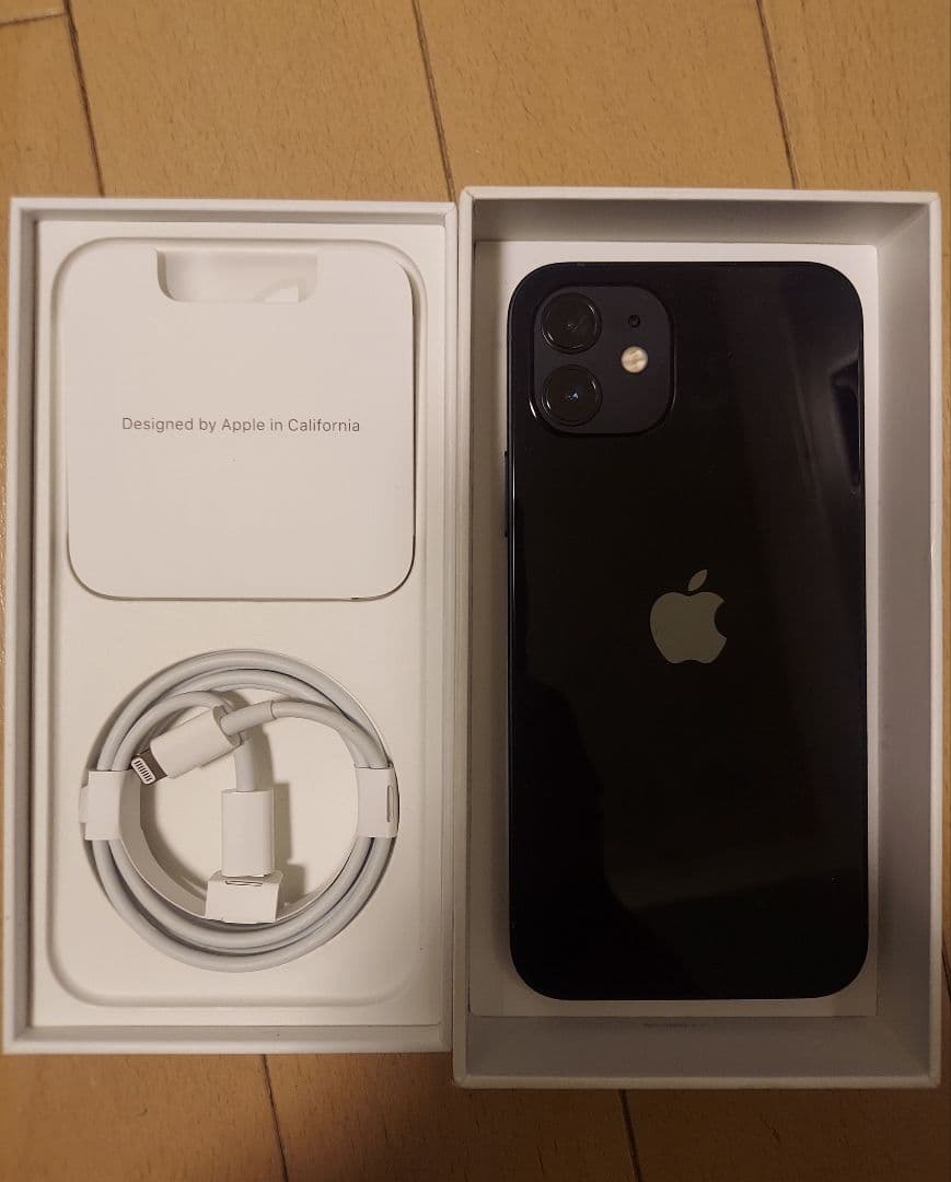 【未使用バッテリー100%】 iPhone 12 64G ブラック SIMフリー