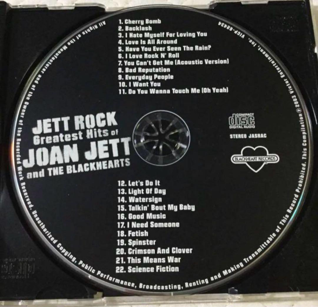 国内盤！JETT ROCK / Joan Jett / グレイテスト・ヒッツ