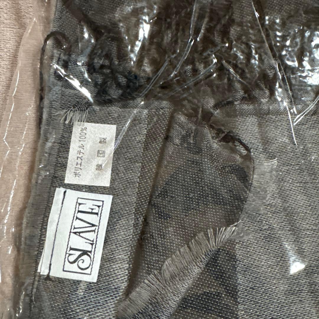 LUNA SEA ストール　グレー ブラック スレーブ様グッズ