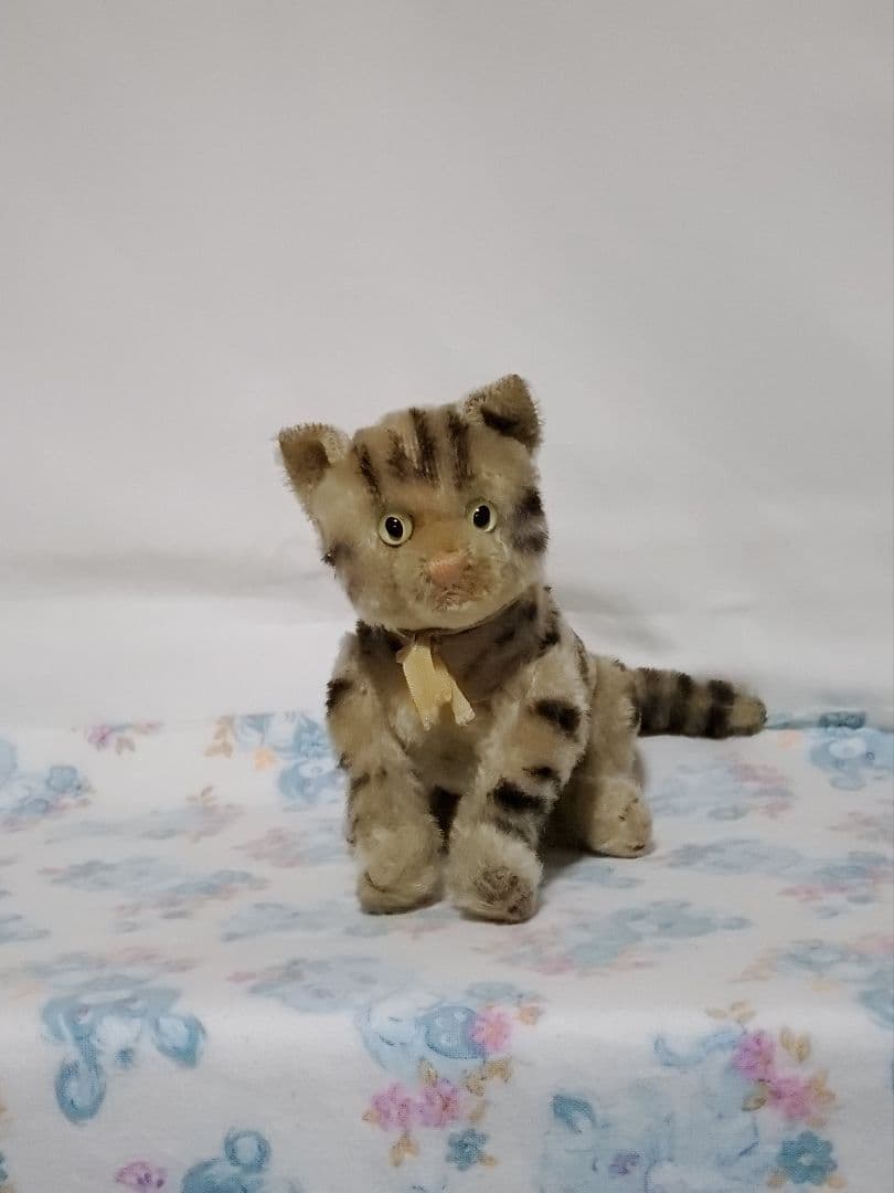 アンティーク　シュタイフ　キティキャット