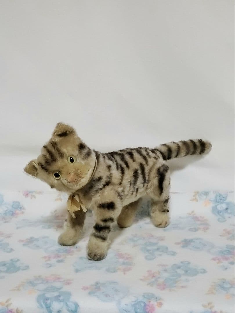 アンティーク　シュタイフ　キティキャット