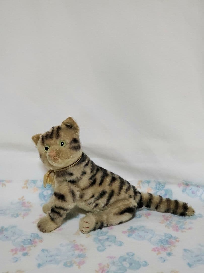 アンティーク　シュタイフ　キティキャット