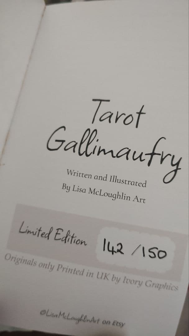【超希少・初版限定ナンバー入 タロット】Tarot Gallimaufry