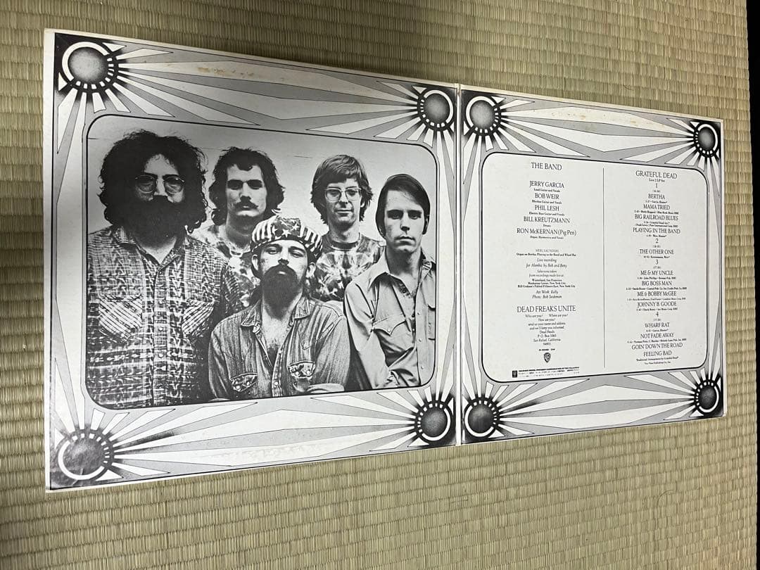 GRATEFUL DEAD/SKULL&ROSEほか　LPレコード3作品セット