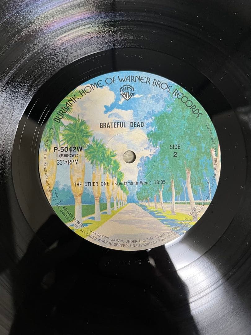 GRATEFUL DEAD/SKULL&ROSEほか　LPレコード3作品セット