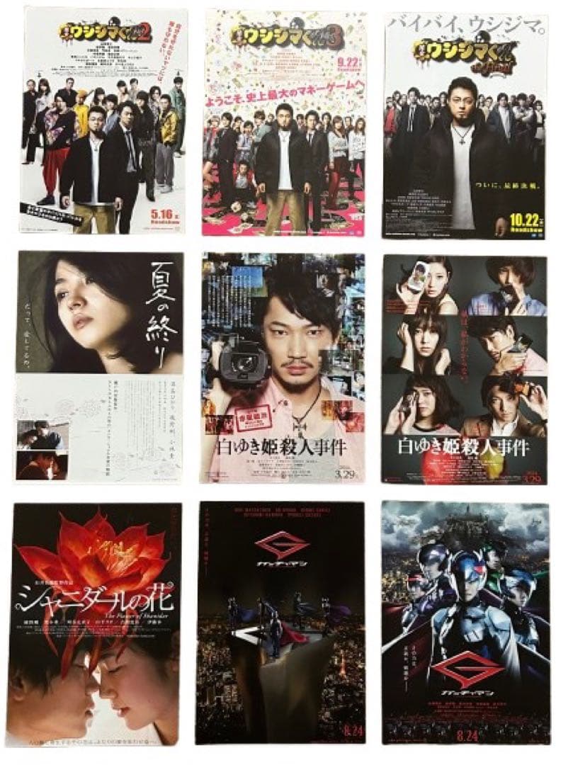 映画チラシ フライヤー 綾野剛 出演映画チラシ大量セット