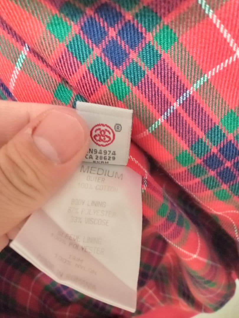 ア*マ様 stussy×BARACUTA サイズМコラボ周年記念限定old G9