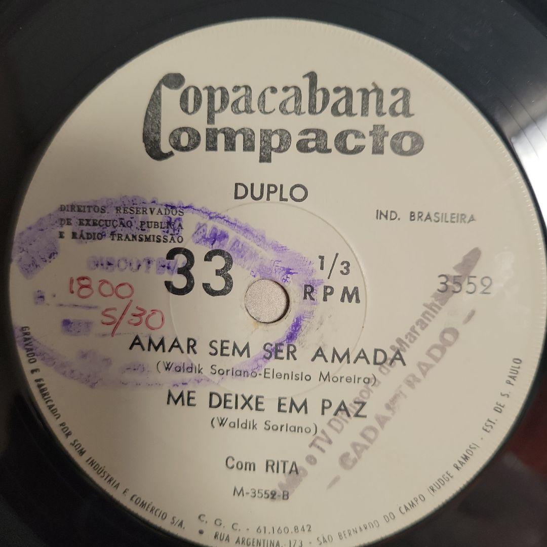 Rita-Tortura De Amor ブラジル org PSジャケ