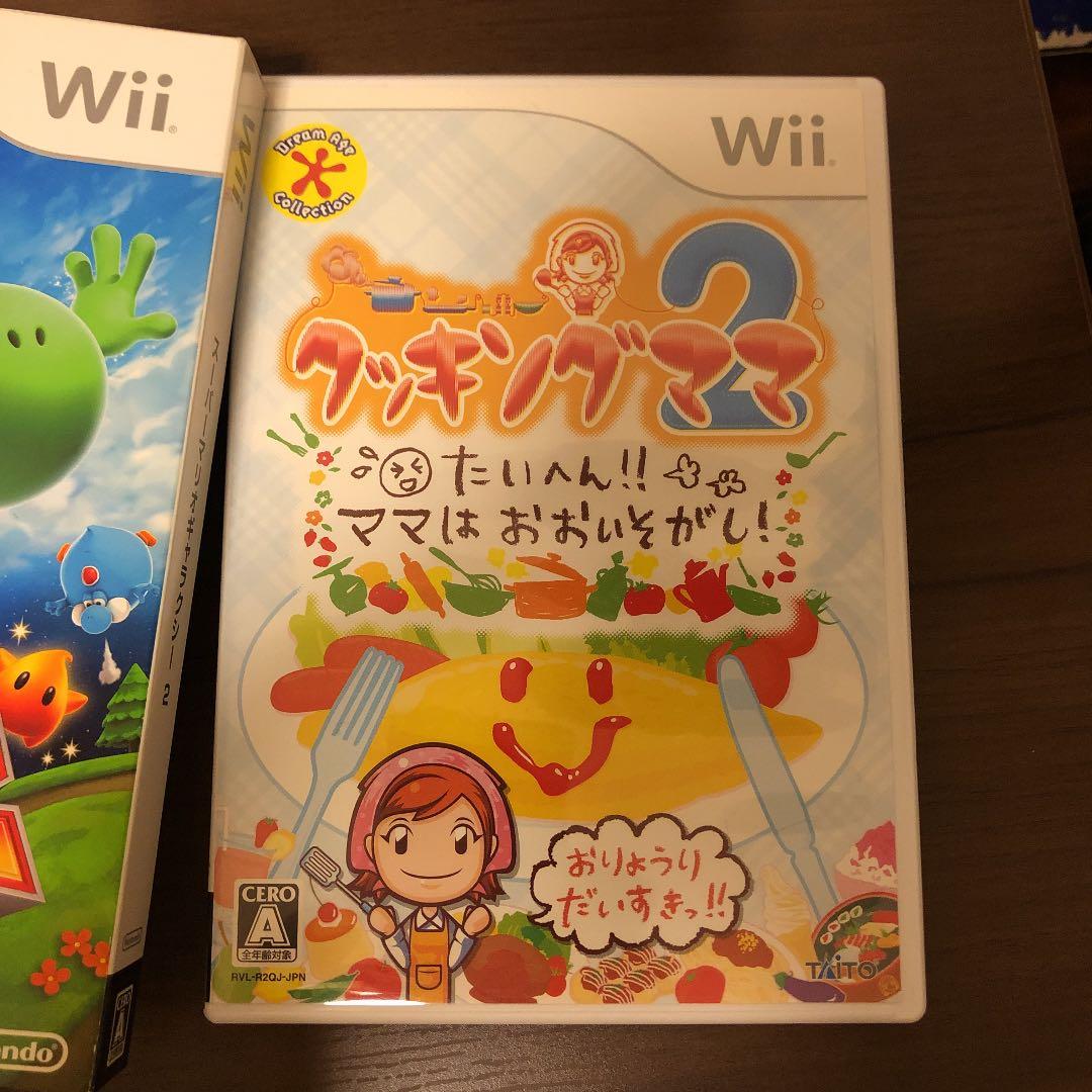 Wii本体,付属品,カセット6本(どうぶつの森,マリオカート,マリオブラザーズ)