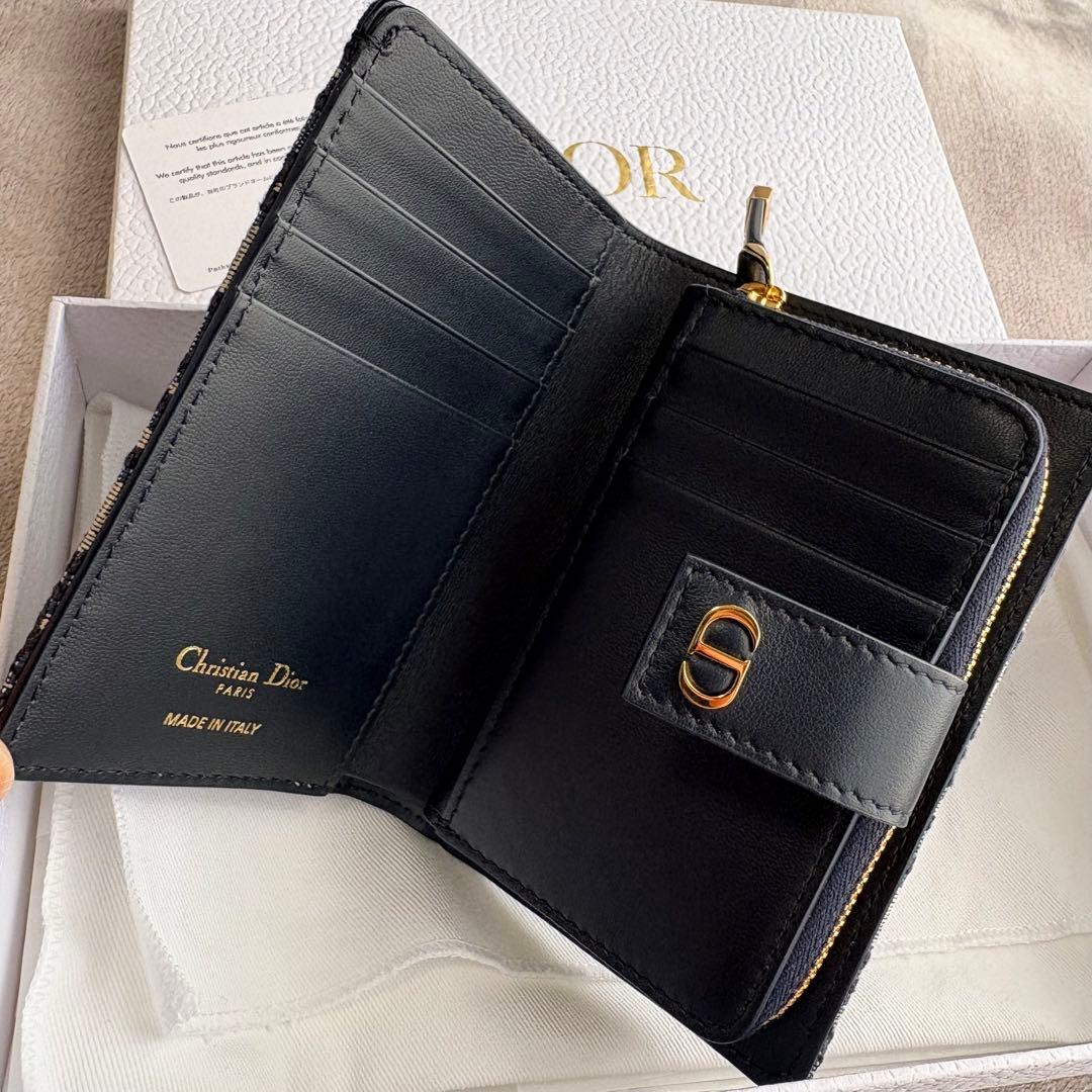 《新品》 Christian Dior オブリーク 折り財布