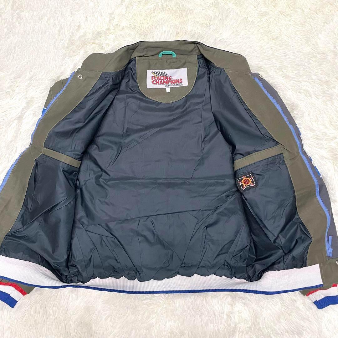 JH DESIGN レーシングジャケット　Ford グレー　バイカラー　L