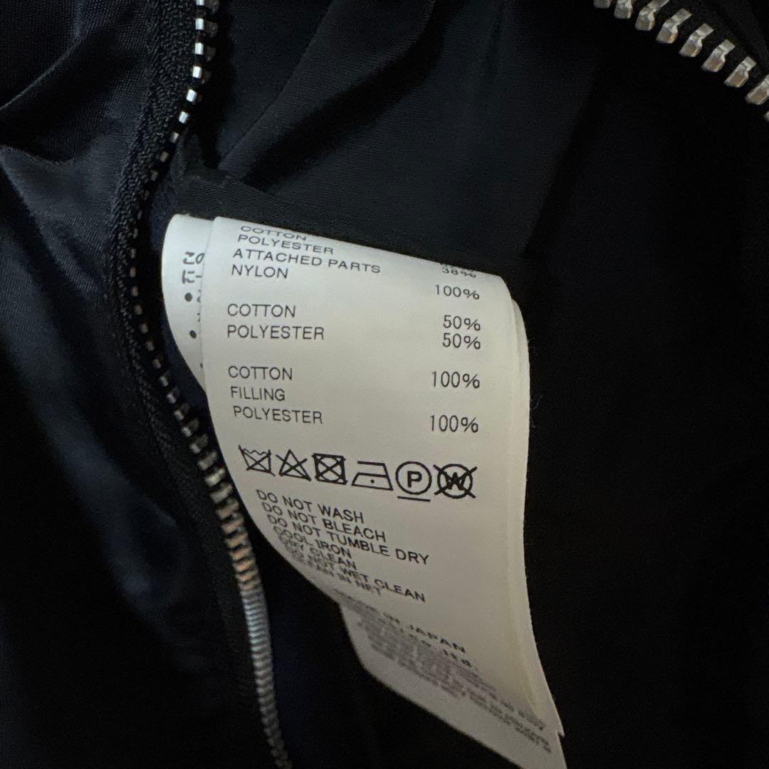 sacai Sponge Sweat Blouson 23-03173M 黒