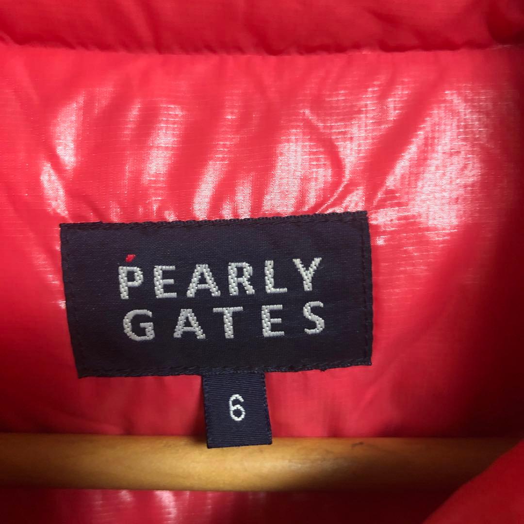 美品　PEARLY GATES ピンク　ダウンベスト メンズXLサイズ