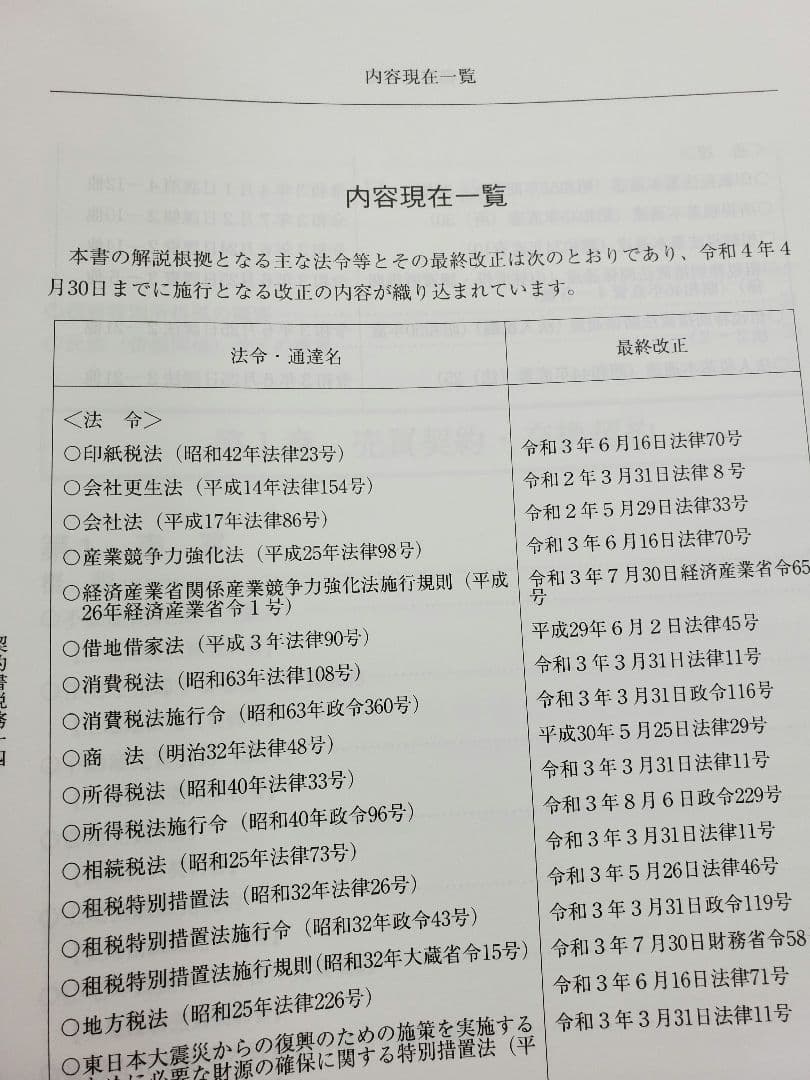 事例式　契約書作成時の税務チェック