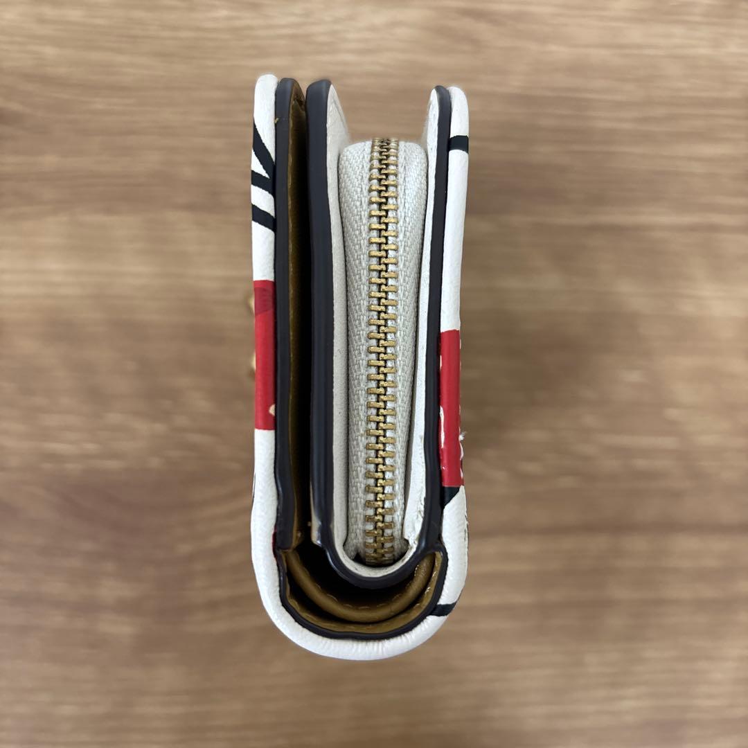 【未使用】Coach チェリー柄 二つ折り財布