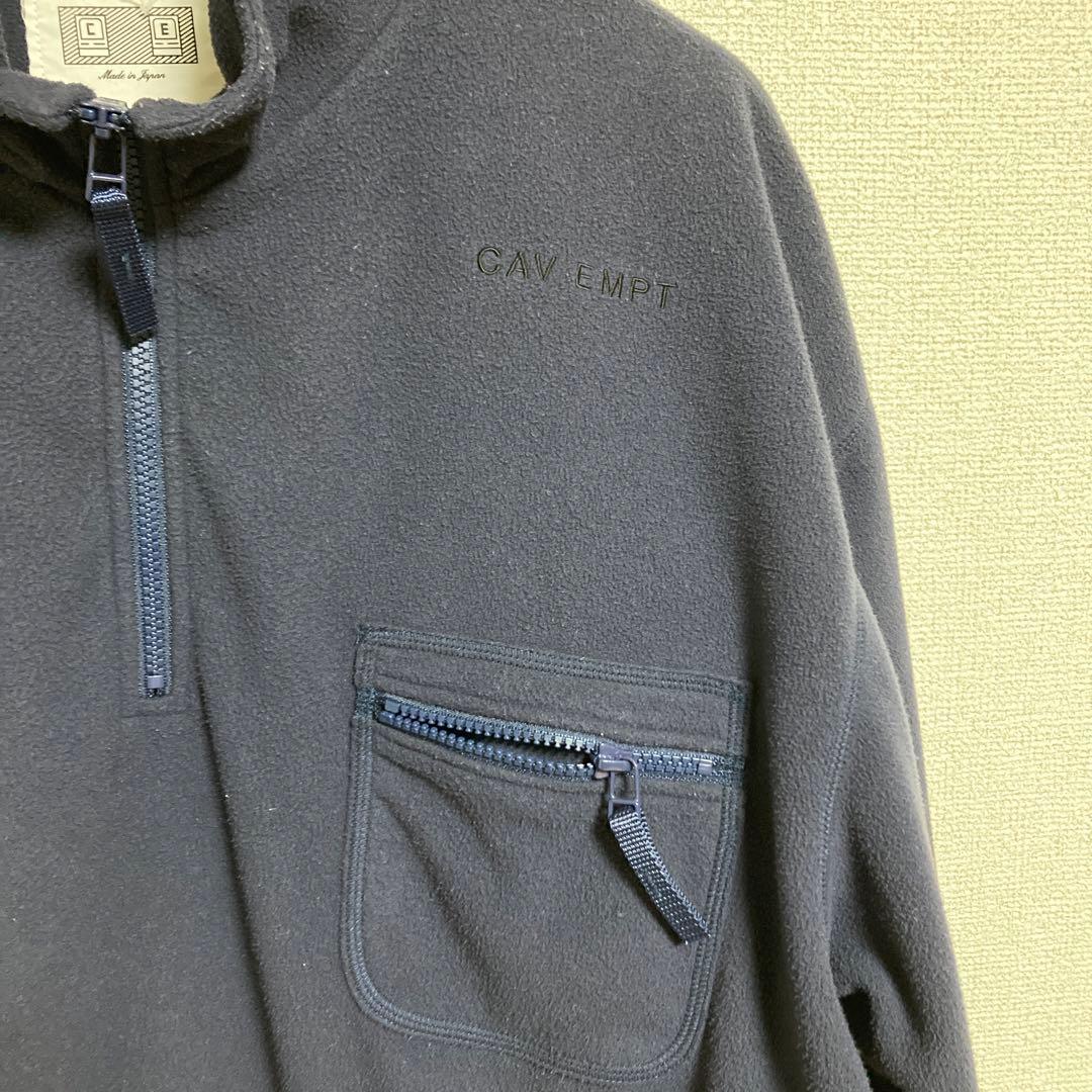 c.e cavempt フリース ハーフジップ プルオーバー
