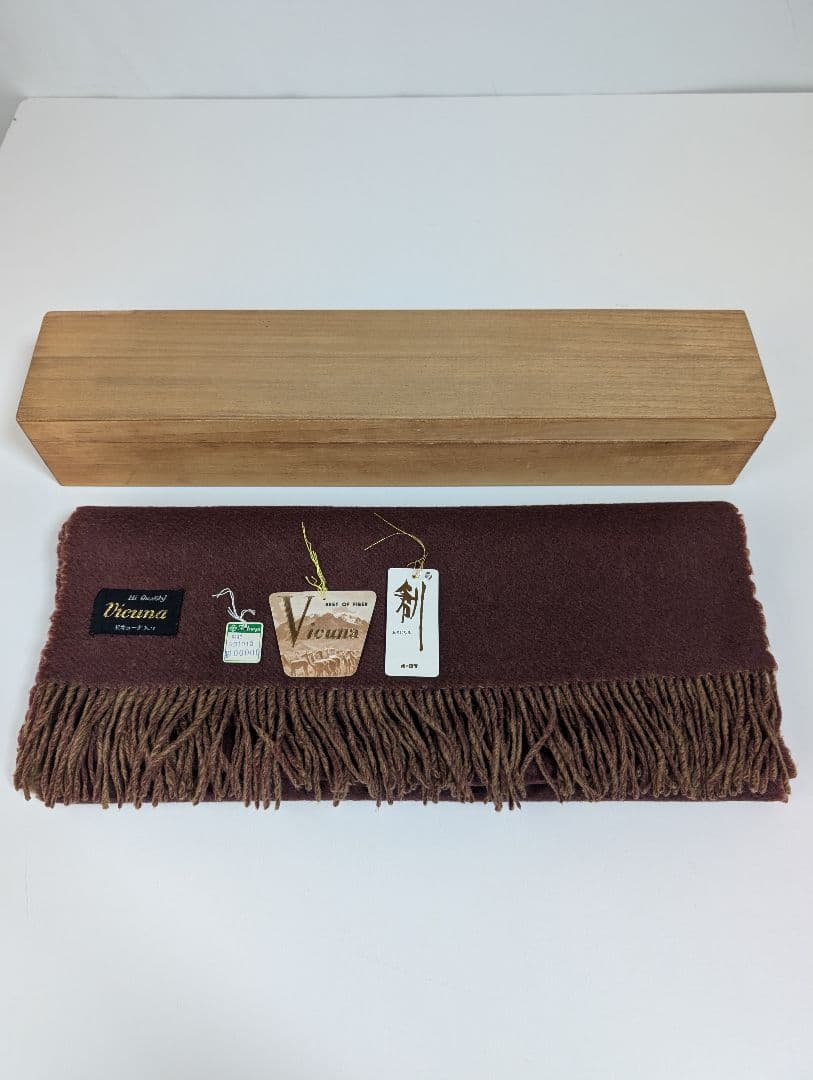 Vicuna ビクーニャ カシミヤ 混紡 ウール ストール