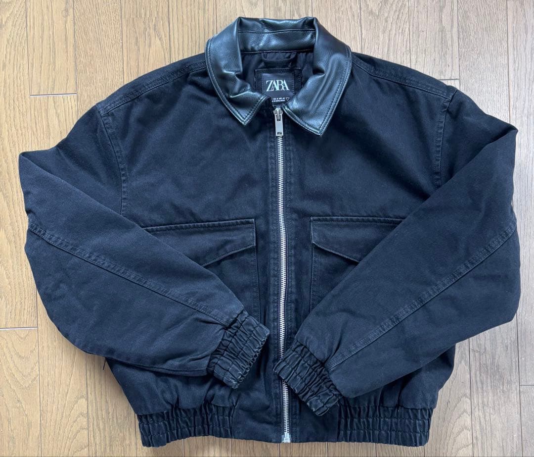 ZARA　ザラ　アウター　ジャンパー　ブルゾン　短丈　ジップアップ