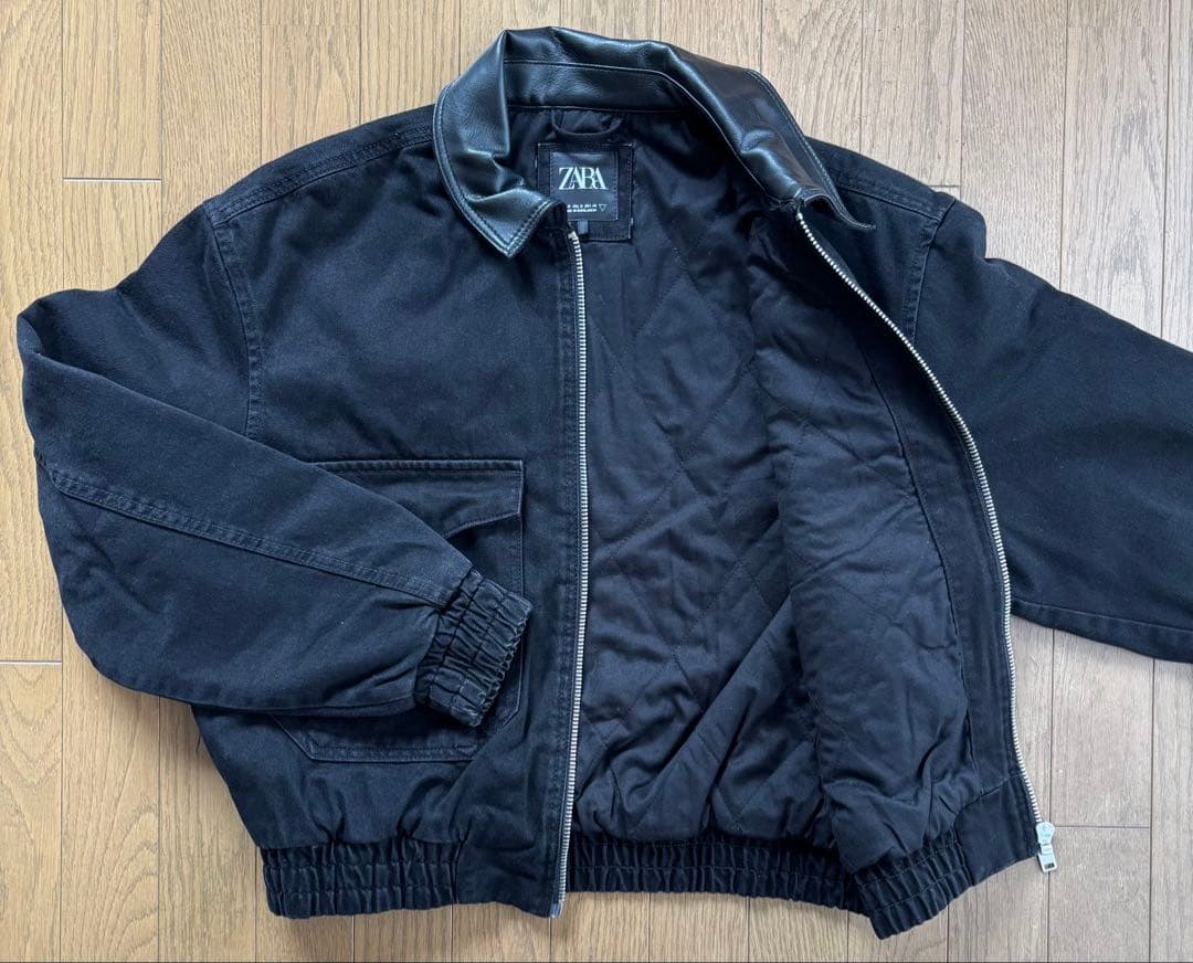 ZARA　ザラ　アウター　ジャンパー　ブルゾン　短丈　ジップアップ