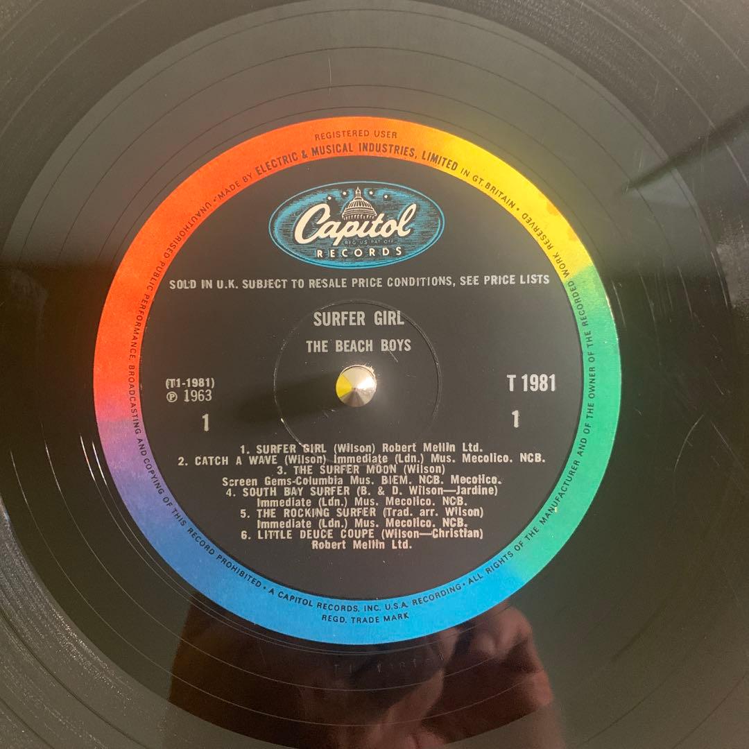 The Beach Boys / Surfer Girl UK盤LP MONO