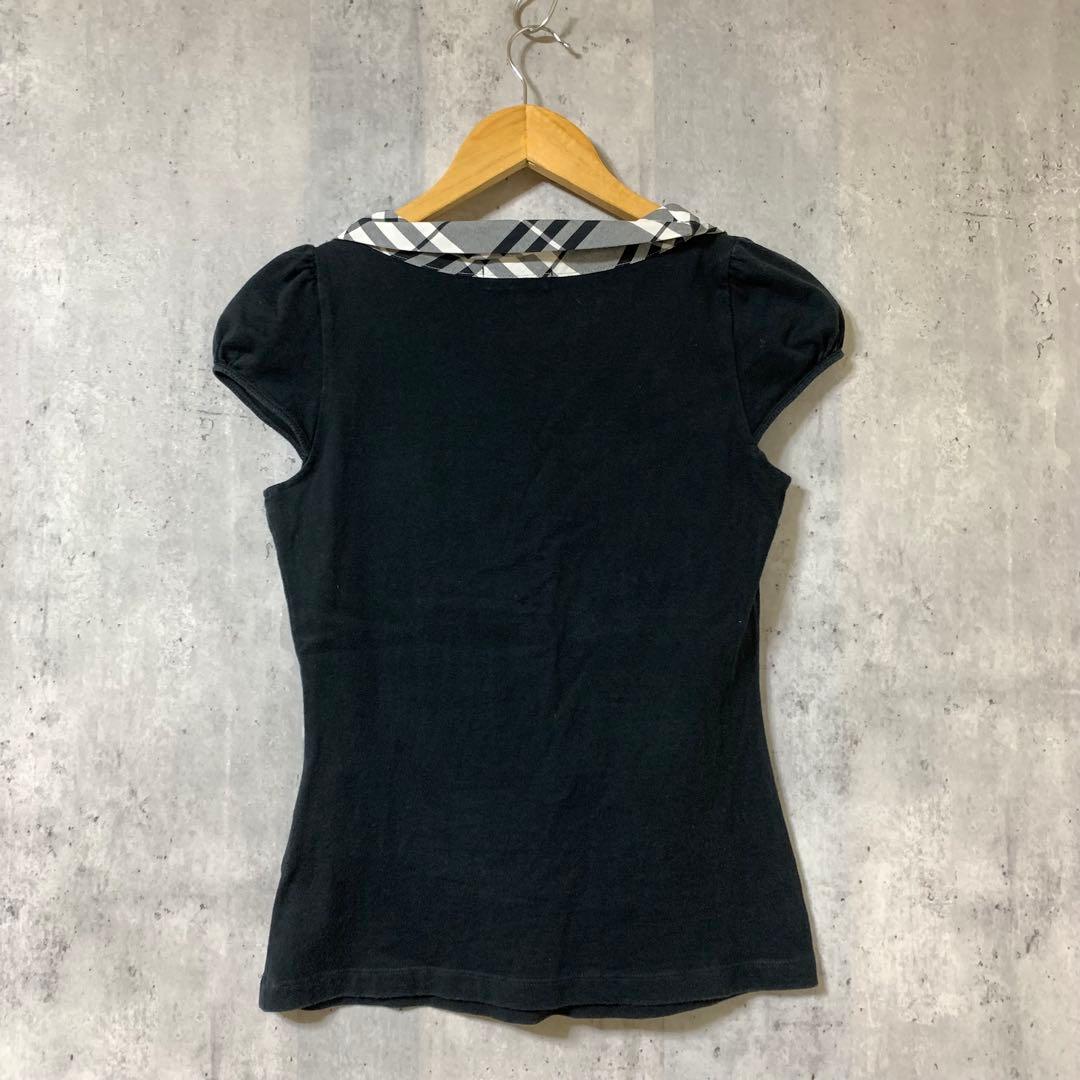 BURBERRY BLUE LABEL バーバリー　半袖カットソー　リボン