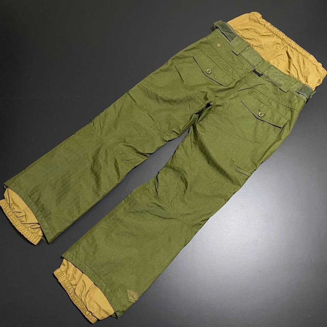 こ*た様 極美品 Columbia スノーボードパンツ 裏起毛 オリーブ メンズ