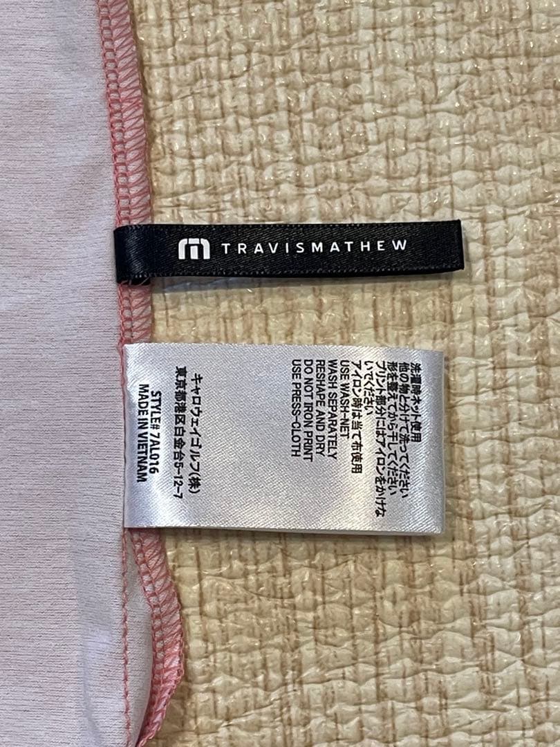 トラヴィスマシューTravisMathewゴルフウェア　ピンク新品未使用タグ付