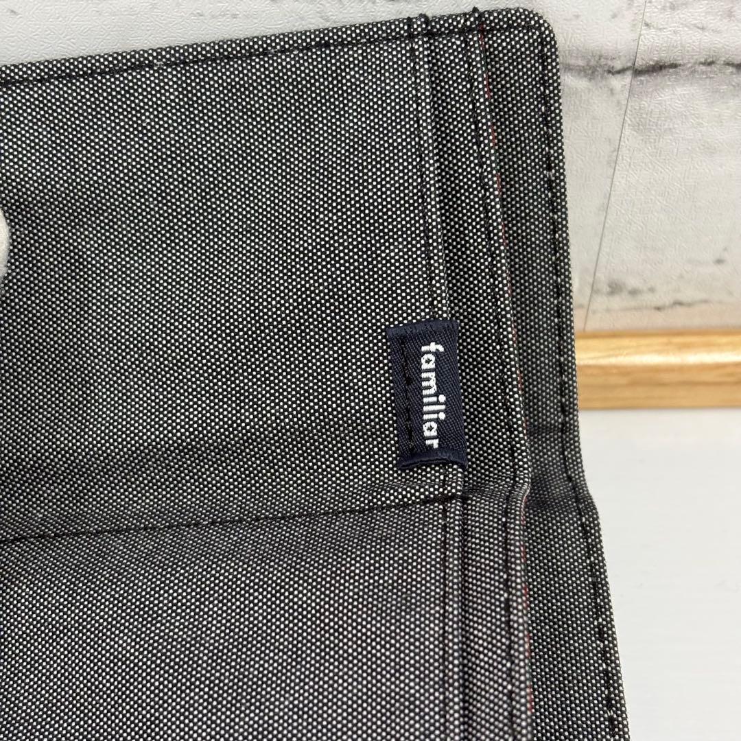 familiar ファミリア　デニム　三つ折り財布　ミニウォレット