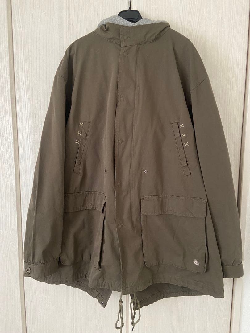 ジャケット・アウター coyseio WASHED MILITARY JACKET / KHAKI