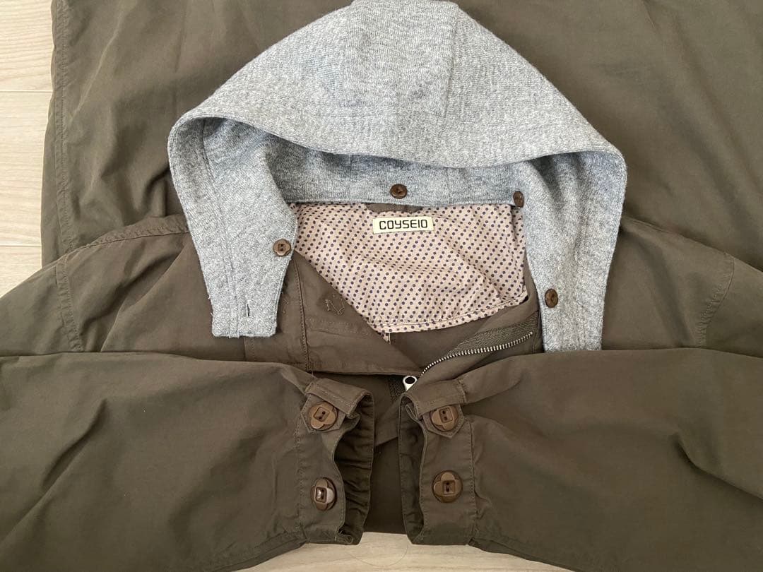 ジャケット・アウター coyseio WASHED MILITARY JACKET / KHAKI