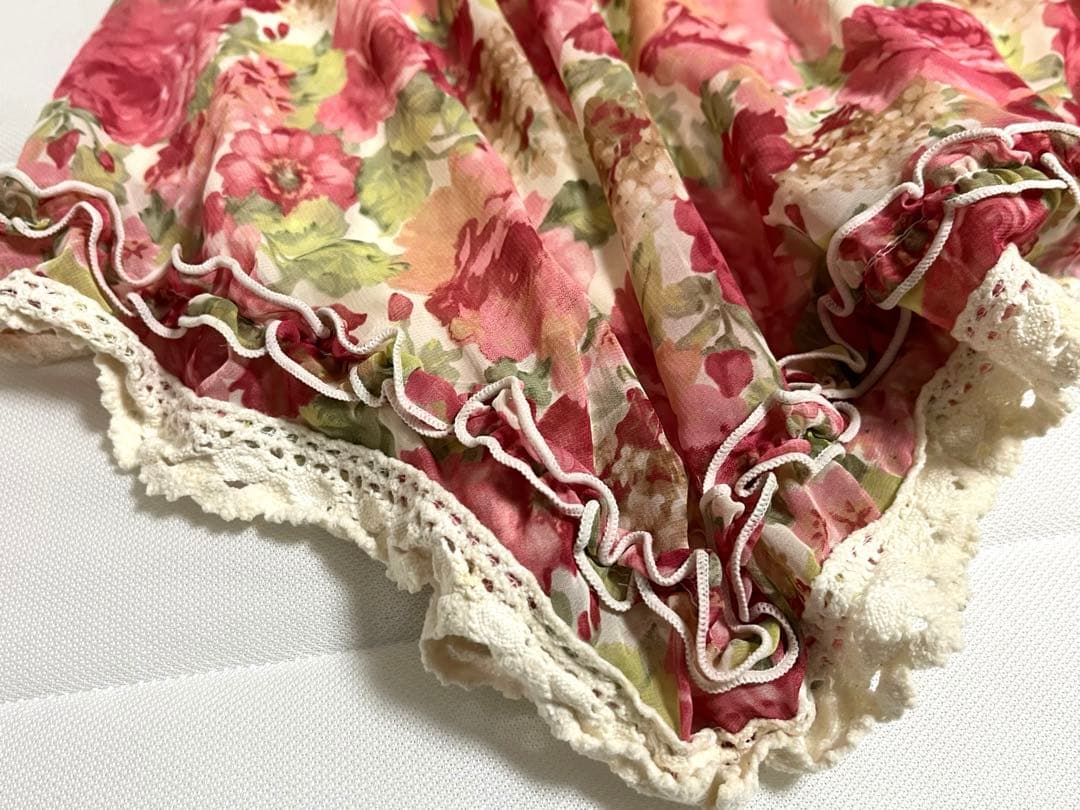 LIZLISA リズリサ 花柄シフォンキャミソール 希少品 平成 y2k ピンク