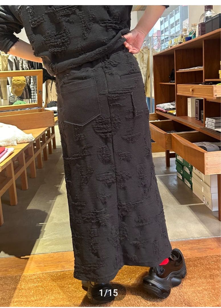 値下げ中★25SS BELPER /LOVE SWEAT SKIRT/スカート