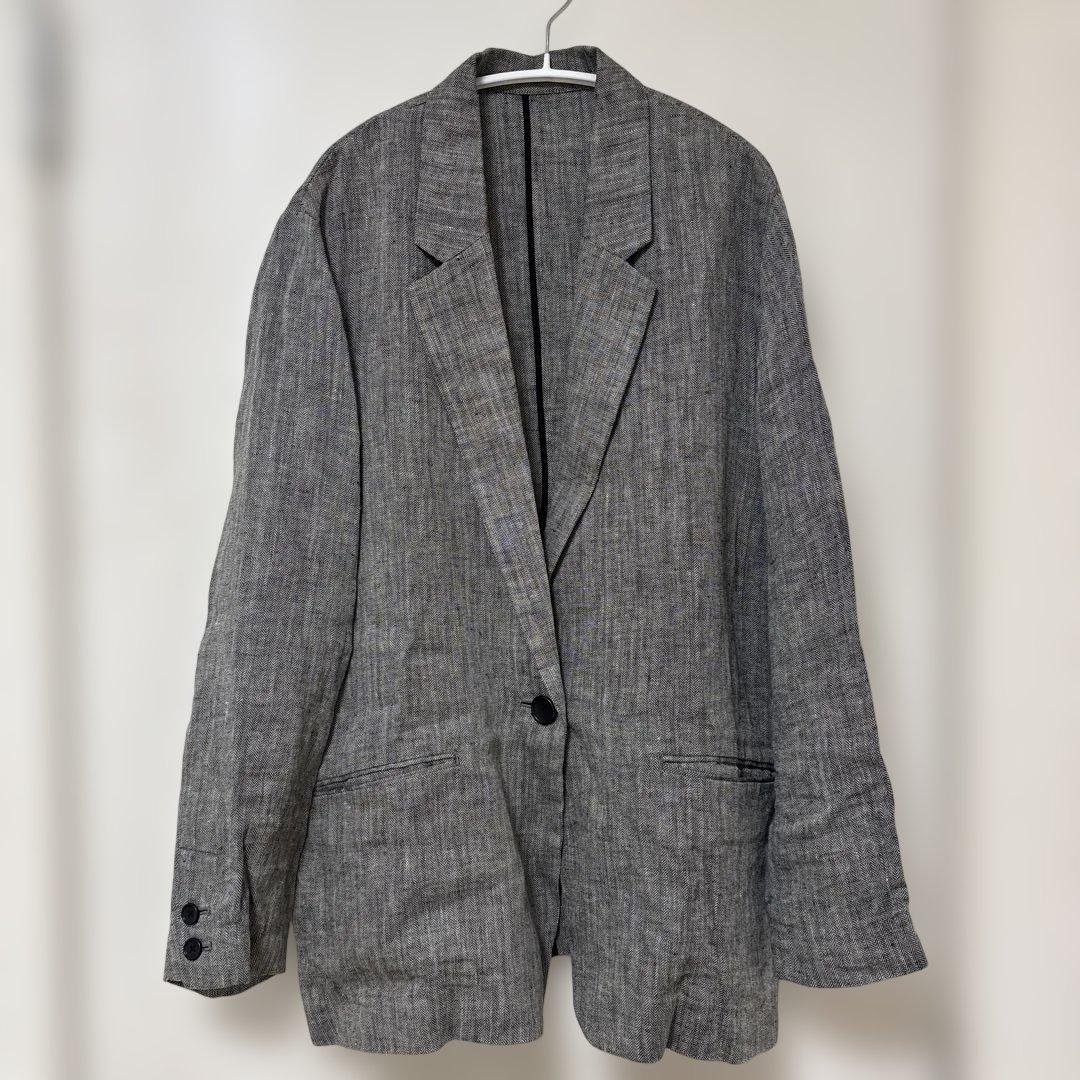 Spick&Span スピック&スパン　リネンエアリージャケット