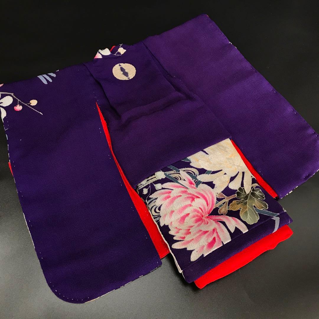 ＊ 市松人形 12号 着物 セット アンティーク 縮緬 刺繍 帯 ＊ 大正