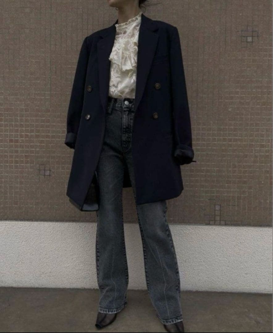 美品★ CLASSIC MINIMAL TAILORED JACKET
