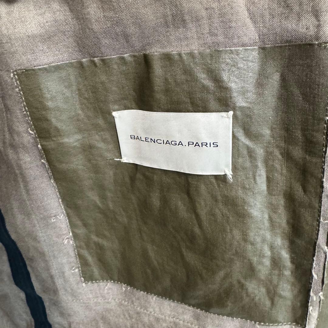 【激レア】BALENCIAGA バレンシアガ ナイロン×レザー フードジャケット